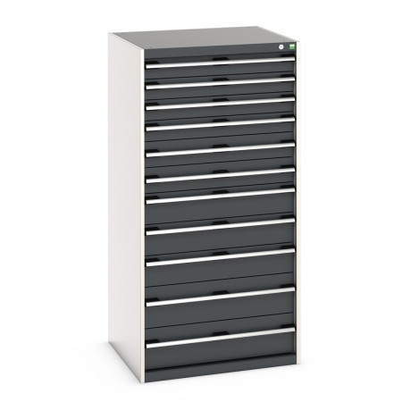 40028041 - CUBIO Armoire à Tiroirs SL-8716-111 - Avec 11 Tiroirs - LxPxH 800x750x1600mm - Gris Anthracite RAL 7016 40028041 - CUBIO Armoire à Tiroirs SL-8716-111 - Avec 11 Tiroirs - LxPxH 800x750x1600mm - Gris Anthracite RAL 7016