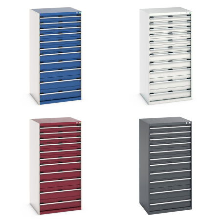 40028041 - CUBIO Armoire à Tiroirs SL-8716-111 - Avec 11 Tiroirs - LxPxH 800x750x1600mm 40028041 - CUBIO Armoire à Tiroirs SL-8716-111 - Avec 11 Tiroirs - LxPxH 800x750x1600mm