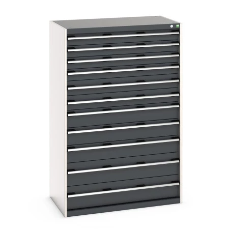 40021045 - CUBIO Armoire à Tiroirs SL-10616-111 - Avec 11 Tiroirs - LxPxH 1050x650x1600mm - Gris Anthracite RAL 7016 40021045 - CUBIO Armoire à Tiroirs SL-10616-111 - Avec 11 Tiroirs - LxPxH 1050x650x1600mm - Gris Anthracite RAL 7016