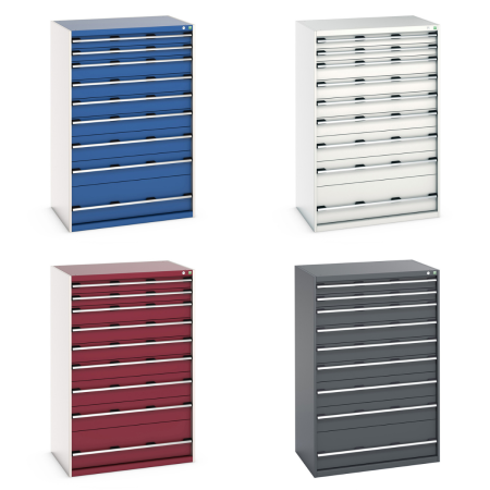 40029035 - CUBIO Armoire à Tiroirs SL-10716-91 - Avec 9 Tiroirs - LxPxH 1050x750x1600mm 40029035 - CUBIO Armoire à Tiroirs SL-10716-91 - Avec 9 Tiroirs - LxPxH 1050x750x1600mm