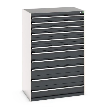 40029037 - CUBIO Armoire à Tiroirs SL-10716-111 - Avec 11 Tiroirs - LxPxH 1050x750x1600mm - Gris Anthracite RAL 7016 40029037 - CUBIO Armoire à Tiroirs SL-10716-111 - Avec 11 Tiroirs - LxPxH 1050x750x1600mm - Gris Anthracite RAL 7016
