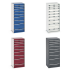 40019154 - CUBIO Armoire à Tiroirs SL-6616-91 - Avec 9 Tiroirs - LxPxH 650x650x1600mm 40019154 - CUBIO Armoire à Tiroirs SL-6616-91 - Avec 9 Tiroirs - LxPxH 650x650x1600mm