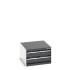 40027108 - Armoire à Tiroirs CUBIO SL-674-21 - Avec 2 Tiroirs - LxPxH 650x750x400mm - Gris Anthracite RAL 7016 40027108 - Armoire à Tiroirs CUBIO SL-674-21 - Avec 2 Tiroirs - LxPxH 650x750x400mm - Gris Anthracite RAL 7016