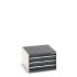 40027096 - Armoire à Tiroirs CUBIO SL-674-3 - Avec 3 Tiroirs - LxPxH 650x750x400mm - Gris Anthracite RAL 7016 40027096 - Armoire à Tiroirs CUBIO SL-674-3 - Avec 3 Tiroirs - LxPxH 650x750x400mm - Gris Anthracite RAL 7016