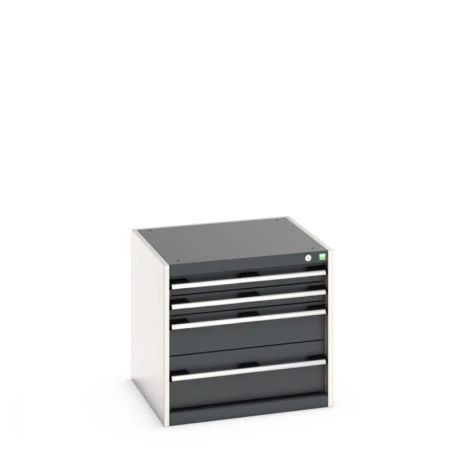 40019015 - CUBIO Armoire à Tiroirs SL-666-41 - Avec 4 Tiroirs - LxPxH 650x650x600mm - Gris Anthracite RAL 7016 40019015 - CUBIO Armoire à Tiroirs SL-666-41 - Avec 4 Tiroirs - LxPxH 650x650x600mm - Gris Anthracite RAL 7016