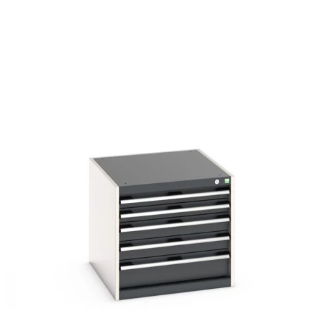 40027102 - Armoire à Tiroirs CUBIO SL-676-5 - Avec 5 Tiroirs - LxPxH 650x750x600mm - Gris Anthracite RAL 7016 40027102 - Armoire à Tiroirs CUBIO SL-676-5 - Avec 5 Tiroirs - LxPxH 650x750x600mm - Gris Anthracite RAL 7016