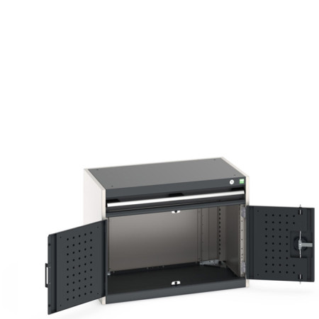 40012091 - Armoire à Tiroirs et Portes SL-856 - Avec 1 Tiroir et 2 Portes - LxPxH 800x525x600mm - Gris Anthracite RAL 7016 40012091 - Armoire à Tiroirs et Portes SL-856 - Avec 1 Tiroir et 2 Portes - LxPxH 800x525x600mm - Gris Anthracite RAL 7016