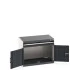 40012091 - Armoire à Tiroirs et Portes SL-856 - Avec 1 Tiroir et 2 Portes - LxPxH 800x525x600mm - Gris Anthracite RAL 7016 40012091 - Armoire à Tiroirs et Portes SL-856 - Avec 1 Tiroir et 2 Portes - LxPxH 800x525x600mm - Gris Anthracite RAL 7016