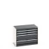 40012093 - Armoire à Tiroirs CUBIO SL-856-4 - Avec 4 Tiroirs - LxPxH 800x525x600mm - Gris Anthracite RAL 7016 40012093 - Armoire à Tiroirs CUBIO SL-856-4 - Avec 4 Tiroirs - LxPxH 800x525x600mm - Gris Anthracite RAL 7016