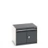 40020001 - Armoire à Tiroirs et Portes CUBIO SL-866-21 - Avec 2 Tiroirs et 2 Portes - LxPxH 800x650x600mm - Gris Anthracite RAL 7016 40020001 - Armoire à Tiroirs et Portes CUBIO SL-866-21 - Avec 2 Tiroirs et 2 Portes - LxPxH 800x650x600mm - Gris Anthracite RAL 7016