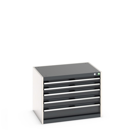 40020135 - Armoire à Tiroirs CUBIO SL-866-5 - Avec 5 Tiroirs - LxPxH 800x650x600mm - Gris Anthracite RAL 7016 40020135 - Armoire à Tiroirs CUBIO SL-866-5 - Avec 5 Tiroirs - LxPxH 800x650x600mm - Gris Anthracite RAL 7016