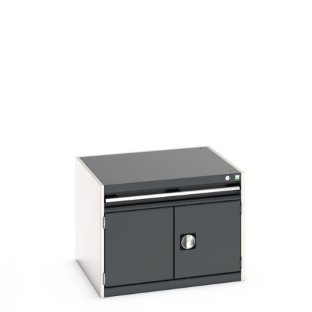 40028089 - Armoire à Tiroirs et Portes CUBIO SL-876 - Avec 1 Tiroir et 2 Portes - LxPxH 800x750x600mm - Gris Anthracite RAL 7016 40028089 - Armoire à Tiroirs et Portes CUBIO SL-876 - Avec 1 Tiroir et 2 Portes - LxPxH 800x750x600mm - Gris Anthracite RAL 7016