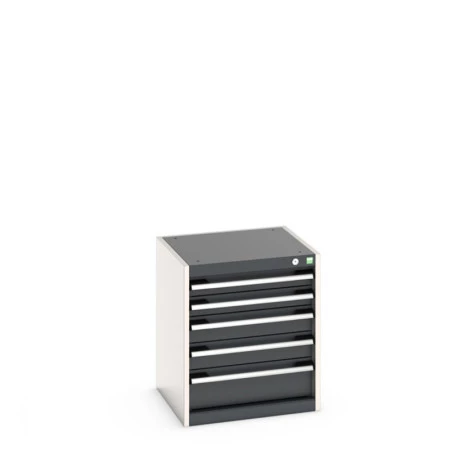 40010015 - Armoire à Tiroirs CUBIO SL-556-51 - Avec 5 Tiroirs - LxPxH 525x525x600mm - Gris Anthracite RAL 7016 40010015 - Armoire à Tiroirs CUBIO SL-556-51 - Avec 5 Tiroirs - LxPxH 525x525x600mm - Gris Anthracite RAL 7016