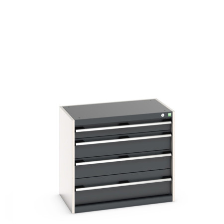 40012011 - Armoire à Tiroirs CUBIO SL-857-41 - Avec 4 Tiroirs - LxPxH 800x525x700mm - Gris Anthracite RAL 7016 40012011 - Armoire à Tiroirs CUBIO SL-857-41 - Avec 4 Tiroirs - LxPxH 800x525x700mm - Gris Anthracite RAL 7016