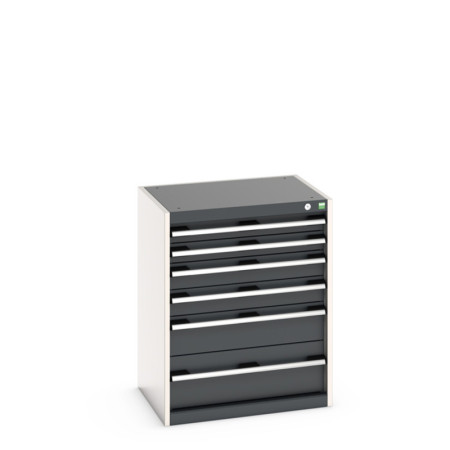 40011047 - CUBIO Armoire à Tiroirs SL-658-61 - Avec 6 Tiroirs - LxPxH 650x525x800mm - Gris Anthracite RAL 7016 40011047 - CUBIO Armoire à Tiroirs SL-658-61 - Avec 6 Tiroirs - LxPxH 650x525x800mm - Gris Anthracite RAL 7016