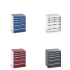 40019035 - CUBIO Armoire à Tiroirs SL-668-51 - Avec 5 Tiroirs - LxPxH 650x650x800mm 40019035 - CUBIO Armoire à Tiroirs SL-668-51 - Avec 5 Tiroirs - LxPxH 650x650x800mm