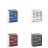 40019039 - CUBIO Armoire à Tiroirs SL-668-61 - Avec 6 Tiroirs - LxPxH 650x650x800mm 40019039 - CUBIO Armoire à Tiroirs SL-668-61 - Avec 6 Tiroirs - LxPxH 650x650x800mm