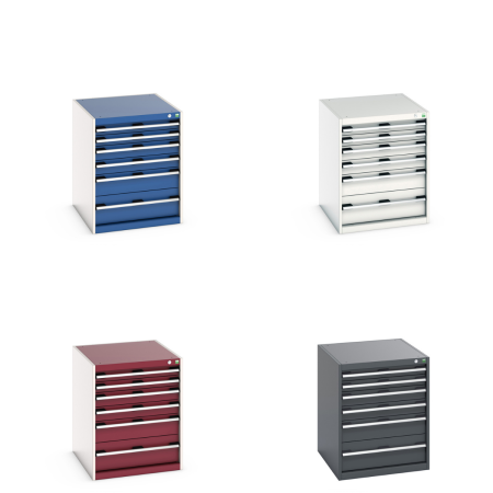 40027019 - Armoire à Tiroirs CUBIO SL-678-61 - Avec 6 Tiroirs - LxPxH 650x750x800mm 40027019 - Armoire à Tiroirs CUBIO SL-678-61 - Avec 6 Tiroirs - LxPxH 650x750x800mm