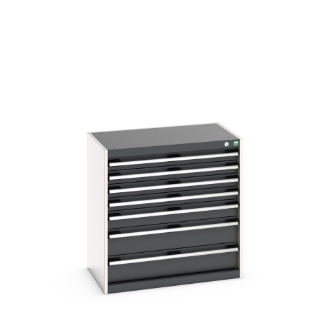 40012019 - Armoire à Tiroirs CUBIO SL-858-61 - Avec 6 Tiroirs - LxPxH 800x525x800mm - Gris Anthracite RAL 7016 40012019 - Armoire à Tiroirs CUBIO SL-858-61 - Avec 6 Tiroirs - LxPxH 800x525x800mm - Gris Anthracite RAL 7016