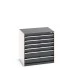 40020137 - Armoire à Tiroirs CUBIO SL-868-7 - Avec 7 Tiroirs - LxPxH 800x650x800mm - Gris Anthracite RAL 7016 40020137 - Armoire à Tiroirs CUBIO SL-868-7 - Avec 7 Tiroirs - LxPxH 800x650x800mm - Gris Anthracite RAL 7016