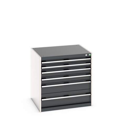 40028011 - CUBIO Armoire à Tiroirs SL-878-51 - Avec 5 Tiroirs - LxPxH 800x750x800mm - Gris Anthracite RAL 7016 40028011 - CUBIO Armoire à Tiroirs SL-878-51 - Avec 5 Tiroirs - LxPxH 800x750x800mm - Gris Anthracite RAL 7016