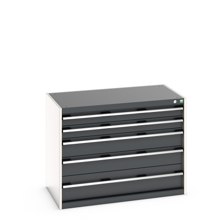 40021009 - CUBIO Armoire à Tiroirs SL-1068-51 - Avec 5 Tiroirs - LxPxH 1050x650x800mm - Gris Anthracite RAL 7016 40021009 - CUBIO Armoire à Tiroirs SL-1068-51 - Avec 5 Tiroirs - LxPxH 1050x650x800mm - Gris Anthracite RAL 7016