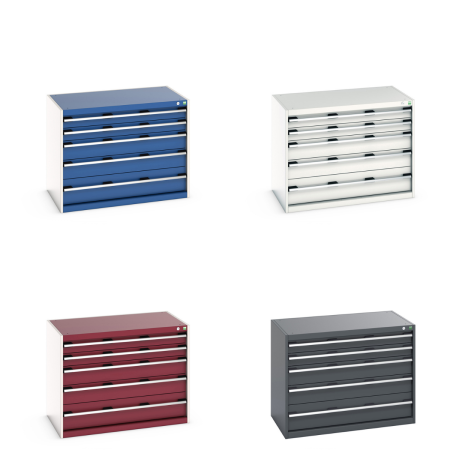 40021009 - CUBIO Armoire à Tiroirs SL-1068-51 - Avec 5 Tiroirs - LxPxH 1050x650x800mm 40021009 - CUBIO Armoire à Tiroirs SL-1068-51 - Avec 5 Tiroirs - LxPxH 1050x650x800mm