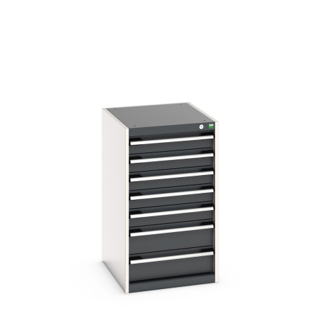 40018051 - CUBIO Armoire à Tiroirs SL-569-71 - Avec 7 Tiroirs - LxPxH 525x650x900mm - Gris Anthracite RAL 7016 40018051 - CUBIO Armoire à Tiroirs SL-569-71 - Avec 7 Tiroirs - LxPxH 525x650x900mm - Gris Anthracite RAL 7016