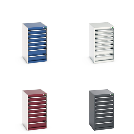 40018051 - CUBIO Armoire à Tiroirs SL-569-71 - Avec 7 Tiroirs - LxPxH 525x650x900mm 40018051 - CUBIO Armoire à Tiroirs SL-569-71 - Avec 7 Tiroirs - LxPxH 525x650x900mm