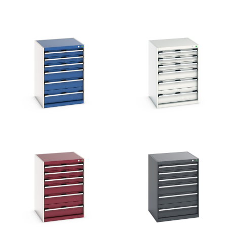 40019049 - CUBIO Armoire à Tiroirs SL-669-63 - Avec 6 Tiroirs - LxPxH 650x650x900mm 40019049 - CUBIO Armoire à Tiroirs SL-669-63 - Avec 6 Tiroirs - LxPxH 650x650x900mm