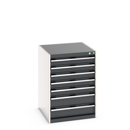 40027090 - Armoire à Tiroirs CUBIO SL-679-73 - Avec 7 Tiroirs - LxPxH 650x750x900mm - Gris Anthracite RAL 7016 40027090 - Armoire à Tiroirs CUBIO SL-679-73 - Avec 7 Tiroirs - LxPxH 650x750x900mm - Gris Anthracite RAL 7016