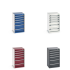 40010039 - CUBIO Armoire à Tiroirs SL-559-63 - Avec 6 Tiroirs - LxPxH 525x525x900mm 40010039 - CUBIO Armoire à Tiroirs SL-559-63 - Avec 6 Tiroirs - LxPxH 525x525x900mm