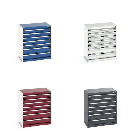 40012029 - CUBIO Armoire à Tiroirs SL-859-71 - Avec 7 Tiroirs - LxPxH 800x525x900mm 40012029 - CUBIO Armoire à Tiroirs SL-859-71 - Avec 7 Tiroirs - LxPxH 800x525x900mm