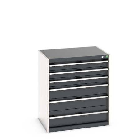 40020120 - CUBIO Armoire à Tiroirs àSL-869-63 - Avec 6 Tiroirs - LxPxH 800x650x900mm - Gris Anthracite RAL 7016 40020120 - CUBIO Armoire à Tiroirs àSL-869-63 - Avec 6 Tiroirs - LxPxH 800x650x900mm - Gris Anthracite RAL 7016