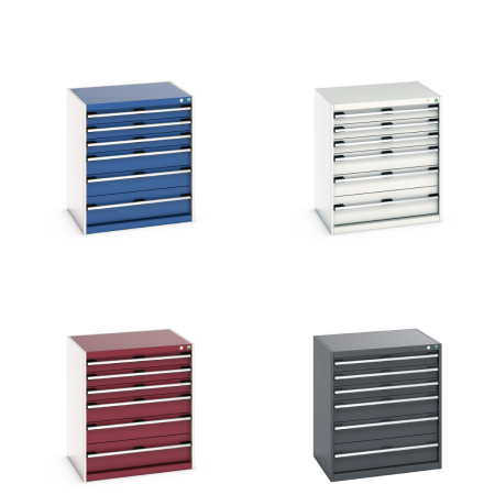 40020120 - CUBIO Armoire à Tiroirs àSL-869-63 - Avec 6 Tiroirs - LxPxH 800x650x900mm 40020120 - CUBIO Armoire à Tiroirs àSL-869-63 - Avec 6 Tiroirs - LxPxH 800x650x900mm