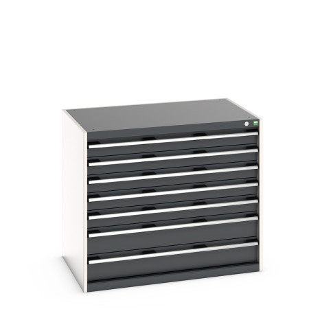 40029091 - CUBIO Armoire à Tiroirs SL-1079-73 - Avec 7 Tiroirs - LxPxH 1050x750x900mm - Gris Anthracite RAL 7016 40029091 - CUBIO Armoire à Tiroirs SL-1079-73 - Avec 7 Tiroirs - LxPxH 1050x750x900mm - Gris Anthracite RAL 7016