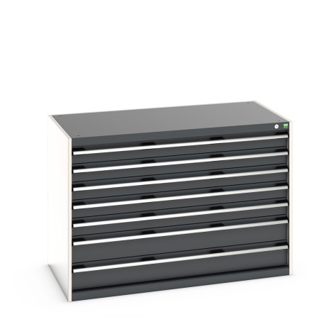 40030087 - CUBIO Armoire à Tiroirs SL-1379-71 - Avec 7 Tiroirs - LxPxH 1300x750x900mm - Gris Anthracite RAL 7016 40030087 - CUBIO Armoire à Tiroirs SL-1379-71 - Avec 7 Tiroirs - LxPxH 1300x750x900mm - Gris Anthracite RAL 7016