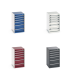 40018049 - CUBIO Armoire à Tiroirs SL-569-63 - Avec 6 Tiroirs - LxPxH 525x650x900mm 40018049 - CUBIO Armoire à Tiroirs SL-569-63 - Avec 6 Tiroirs - LxPxH 525x650x900mm