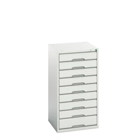 16925057 - VERSO Armoire à Tiroirs - Avec 9 Tiroirs - LxPxH 525x550x1000mm - Gris Clair RAL 7035 16925057 - VERSO Armoire à Tiroirs - Avec 9 Tiroirs - LxPxH 525x550x1000mm - Gris Clair RAL 7035
