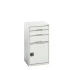 16925061 - VERSO Armoire à Tiroirs et Porte - Avec 3 Tiroirs et 1 Porte - LxPxH 525x550x1000mm - Gris Clair RAL 7035 16925061 - VERSO Armoire à Tiroirs et Porte - Avec 3 Tiroirs et 1 Porte - LxPxH 525x550x1000mm - Gris Clair RAL 7035