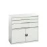 16925261 - VERSO Armoire à Tiroirs et Portes - Avec 3 Tiroirs et 2 Portes - LxPxH 1050x550x1000mm - Gris Clair RAL 7035 16925261 - VERSO Armoire à Tiroirs et Portes - Avec 3 Tiroirs et 2 Portes - LxPxH 1050x550x1000mm - Gris Clair RAL 7035