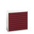 16925257 - VERSO Armoire à Tiroirs - Avec 9 Tiroirs - LxPxH 1050x550x1000mm - Rouge Pourpre RAL 3004 16925257 - VERSO Armoire à Tiroirs - Avec 9 Tiroirs - LxPxH 1050x550x1000mm - Rouge Pourpre RAL 3004
