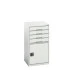 16925065 - VERSO Armoire à Tiroirs et Porte - Avec 4 Tiroirs et 1 Porte - LxPxH 525x550x1000mm - Gris Clair RAL 7035 16925065 - VERSO Armoire à Tiroirs et Porte - Avec 4 Tiroirs et 1 Porte - LxPxH 525x550x1000mm - Gris Clair RAL 7035