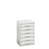 16925014 - VERSO Armoire à Tiroirs - Avec 6 Tiroirs - LxPxH 525x550x800mm - Gris Clair RAL 7035 16925014 - VERSO Armoire à Tiroirs - Avec 6 Tiroirs - LxPxH 525x550x800mm - Gris Clair RAL 7035