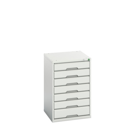 16925015 - VERSO Armoire à Tiroirs - Avec 7 Tiroirs - LxPxH 525x550x800mm - Gris Clair RAL 7035 16925015 - VERSO Armoire à Tiroirs - Avec 7 Tiroirs - LxPxH 525x550x800mm - Gris Clair RAL 7035