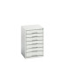 16925015 - VERSO Armoire à Tiroirs - Avec 7 Tiroirs - LxPxH 525x550x800mm - Gris Clair RAL 7035 16925015 - VERSO Armoire à Tiroirs - Avec 7 Tiroirs - LxPxH 525x550x800mm - Gris Clair RAL 7035