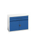 16925216 - VERSO Armoire à Tiroirs - Avec 2 Tiroirs et 1 Porte - LxPxH 1050x550x800mm - Bleu Gentiane RAL 5010 16925216 - VERSO Armoire à Tiroirs - Avec 2 Tiroirs et 1 Porte - LxPxH 1050x550x800mm - Bleu Gentiane RAL 5010