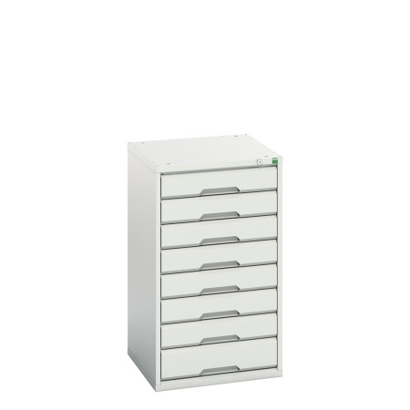 16925033 - VERSO Armoire à Tiroirs - Avec 8 Tiroirs - LxPxH 525x550x900mm - Gris Clair RAL 7035 16925033 - VERSO Armoire à Tiroirs - Avec 8 Tiroirs - LxPxH 525x550x900mm - Gris Clair RAL 7035