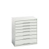 16925129 - VERSO Armoire à Tiroirs - Avec 7 Tiroirs - LxPxH 800x550x900mm - Gris Clair RAL 7035 16925129 - VERSO Armoire à Tiroirs - Avec 7 Tiroirs - LxPxH 800x550x900mm - Gris Clair RAL 7035