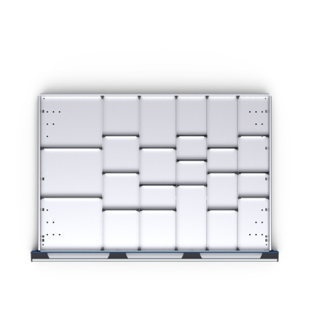 43020739.51 - Jeu de Separateurs ETS-107100 - 23 compartiments vue haute 43020739.51 - Jeu de Separateurs ETS-107100 - 23 compartiments vue haute